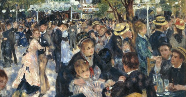 "Baile en el moulin de la Galette" - Renoir
