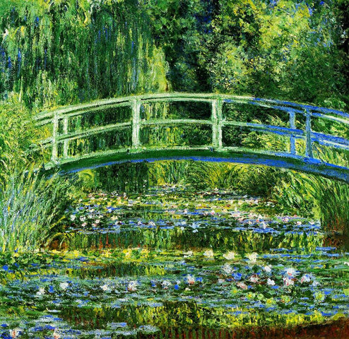 "Puente japonés" - Monet
