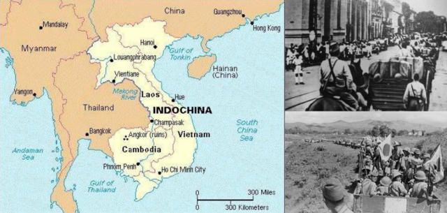 Japón invade a Indochina