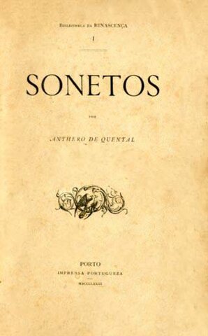 Publica "Sonetos".