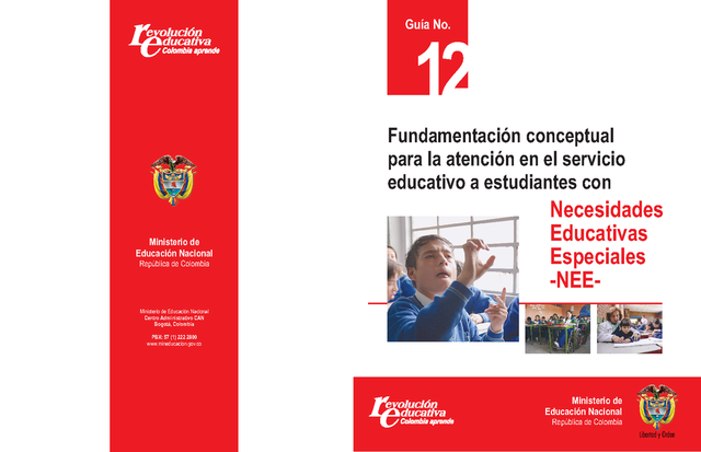 Guía N° 12 “Fundamentación conceptual para la atención en el servicio educativo a estudiantes con N.E.E.”