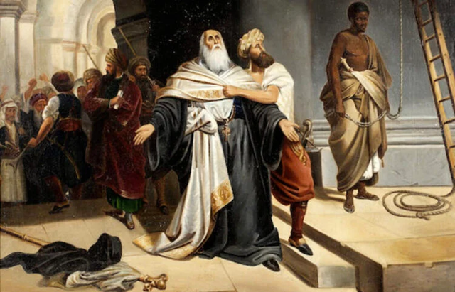 • Απαγχόνηση Πατριάρχη Γρηγόριου Ε' από Τούρκους