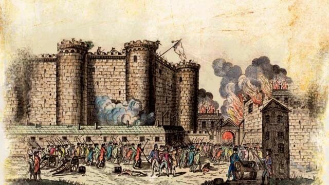 14 Ιουλίου 1789: Ο λαός του Παρισιού κατέλαβε τη Βαστίλη.