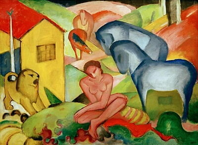 "El sueño" - Franz Marc