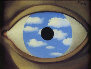 "El falso espejo" - Magritte