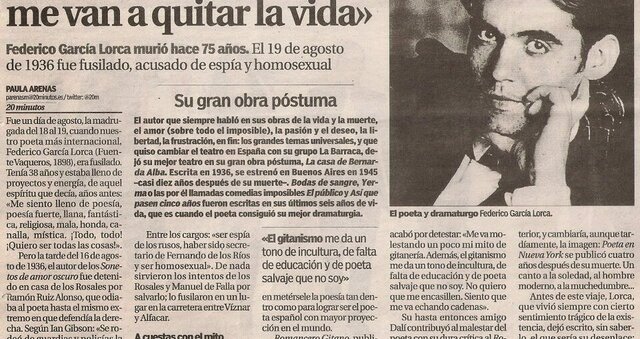 L'asessinat de García Lorca