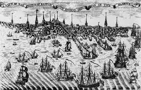 Various tax acts imposed on colonies by British angering colonies setting up the revolution.