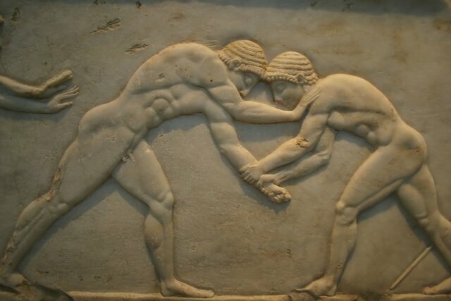 Birkózás az ókori olimpiákon