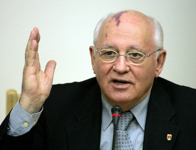 Gorbachev’s loosened the Soviet yoke on the countries of Eastern Europe