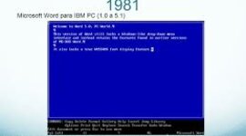 Timeline: Inicio de Word