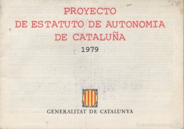 Aprobación del Estatuto Catalan