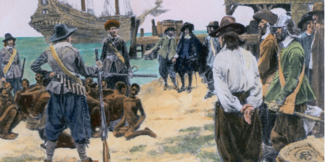 Arrival of the first enslaved Africans in Jamestown, Virginia