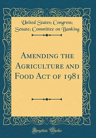 1981 Agriculture and Food Act