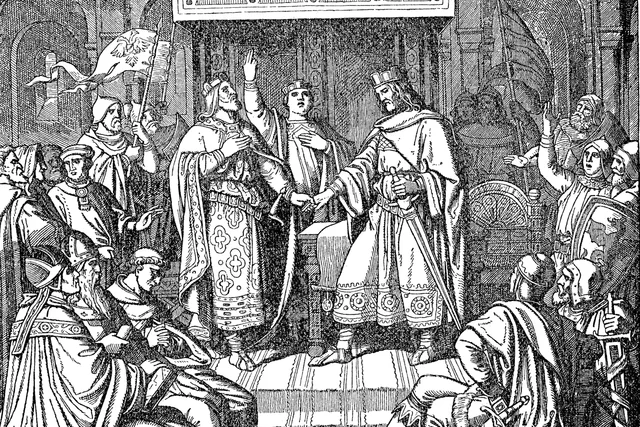 Traité de Verdun et partage du royaume