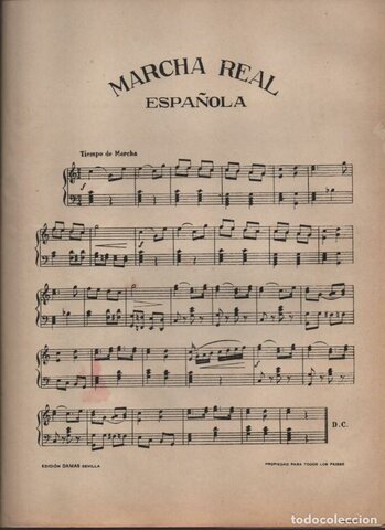 Himno nacional "La Marcha Real"