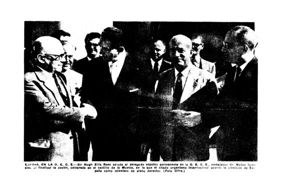 España Admitida en la OECE