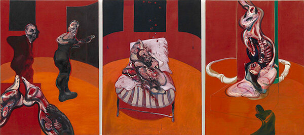 "Tres estudios para una crucifixión" - Francis Bacon