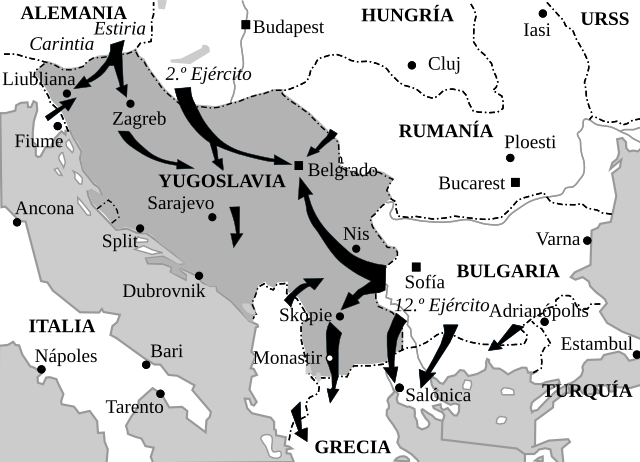 Invasión de Yugoslovia y Grecia + Balcanes