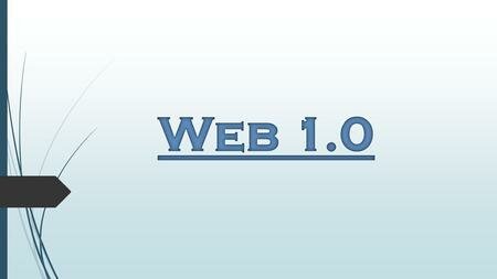 web1.0