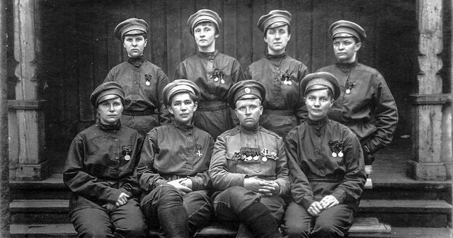 El batalló rus format per dones