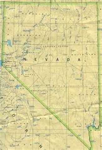 Which western state admitted