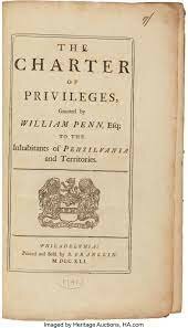 Delaware Colony granted charter