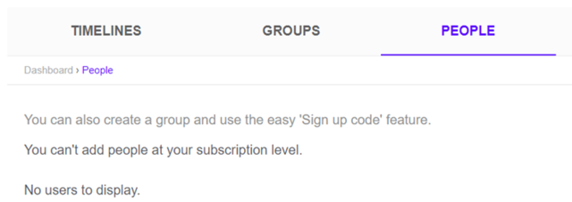 People, puedes interactuar con otros