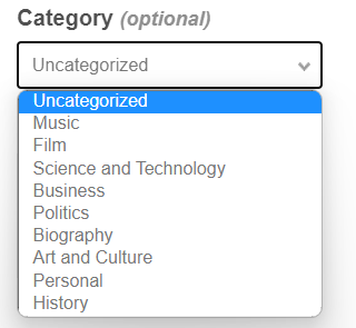 Las categorías en las que puedes encasillar tu línea de tiempo son diversas