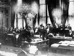 La firma del Tractat de Versalles