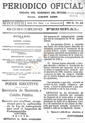 Ley del Impuesto Sobre la Renta sobre el Superprovecho