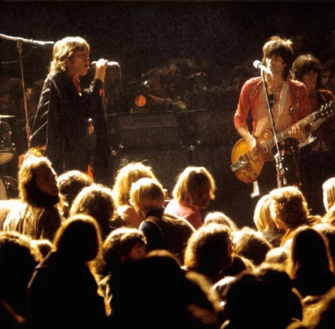 The Rolling Stones host the Altamont music festival