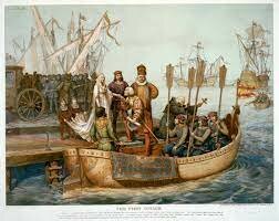 Christopher Columbus makes his first voyage to the Americas.