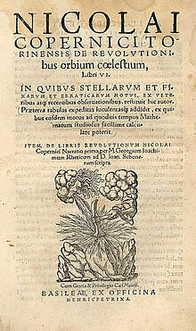 Copernico pubblica "De revolutionibus orbium coelestium"