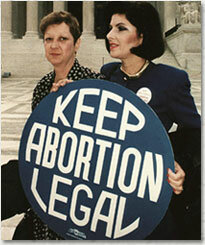 Roe v. Wade legalizes abortion