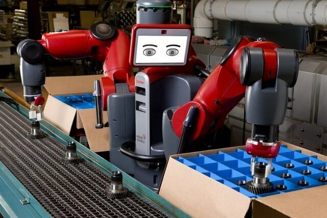 Baxter de los primeros robots  que trabajan