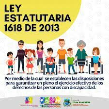 Ley estatutaria 1618
