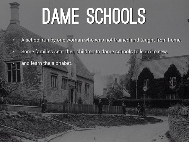 Dame and Charity Schools