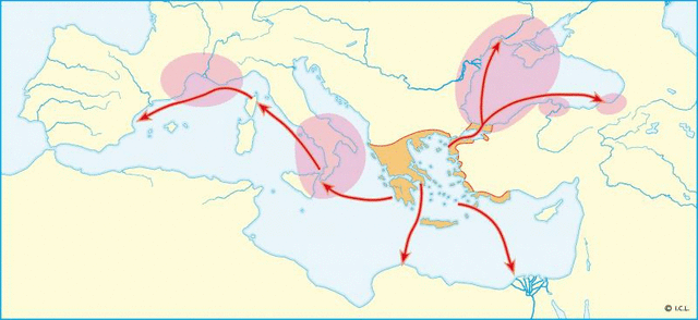 Kolonien hedapena 1.