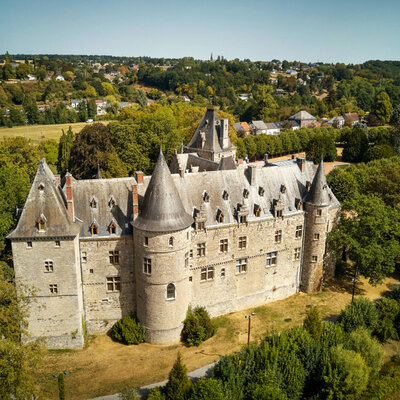 Timeline: Ligne du temps relatant l'histoire du château d'Ham-sur-Heure