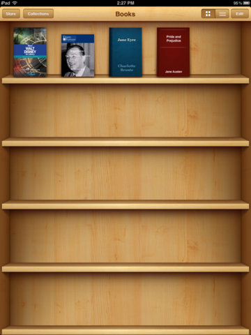 Downloaded two Disney books onto my iPad!