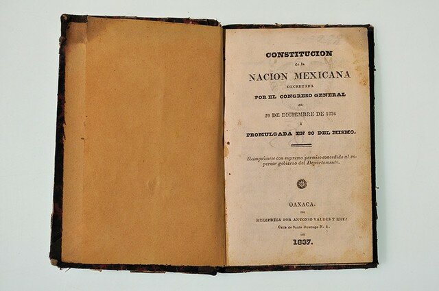 Las siete Leyes Constitución de 1836