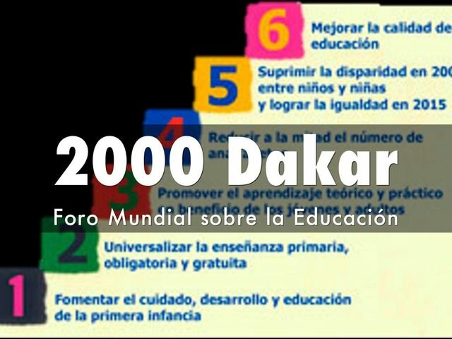 Foro mundial sobre la educación Dakar