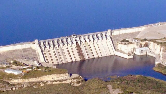 Presa Falcon del río Bravo