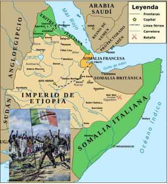 Italia empieza a invadir y anexionar Etiopía con la Guerra de Abisinia