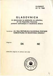 PLEBISCIT O OSAMOSVOJITVI