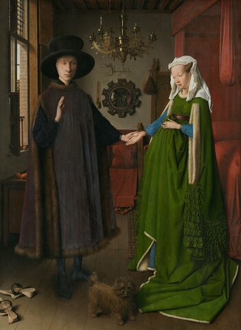 Ritratto dei coniugi Arnolfini (J. Van Eyck)