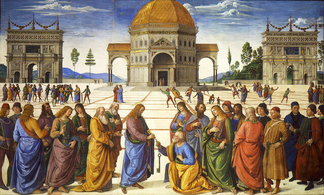 Consegna delle chiavi a San Pietro (Perugino)