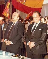 Alberto Ruiz Gallardón como presidente de Alianza Popular