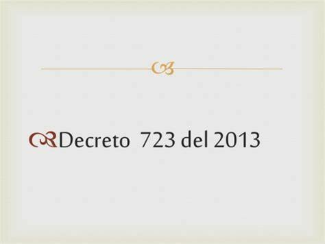 Decreto 723 de 1997