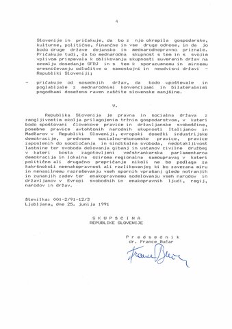 Deklaracija o suverenosti države republike Slovenije